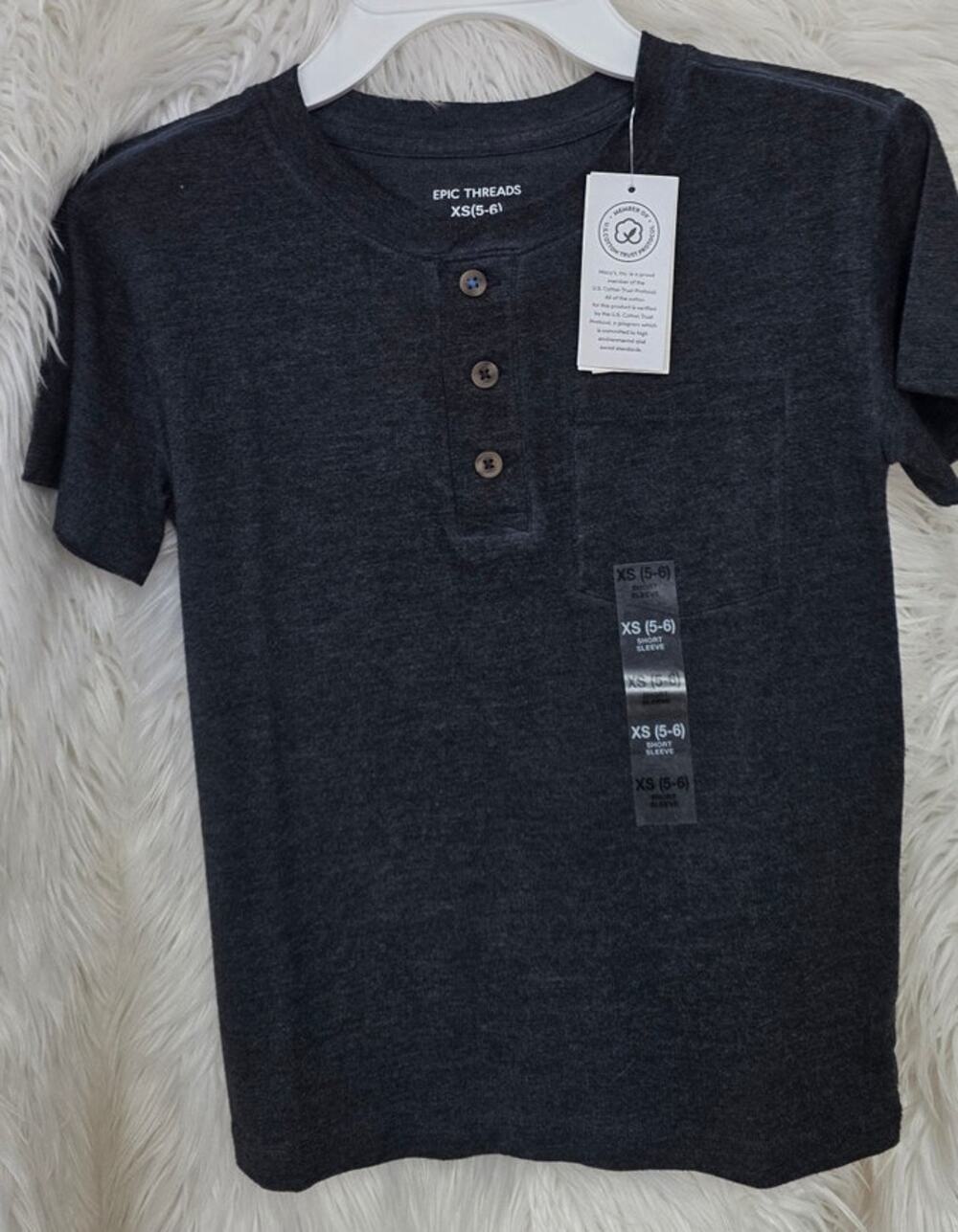 Epic Threads Little & Big Solid Jersey Polo Shirt  XS